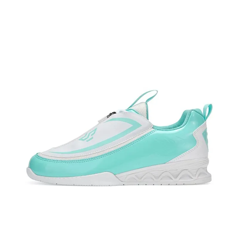 DO WIN Low Top Training Shoes Unisex White Blue-0