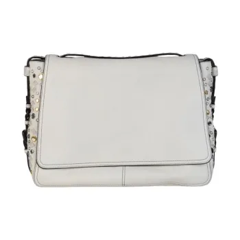 Bottega Veneta Genuine Leather Crossbody Bag, Shoulder Bag Women's White
