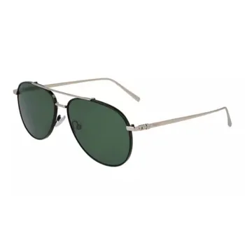 FERRAGAMO Metal Aviator Sunglasses Men's Silver