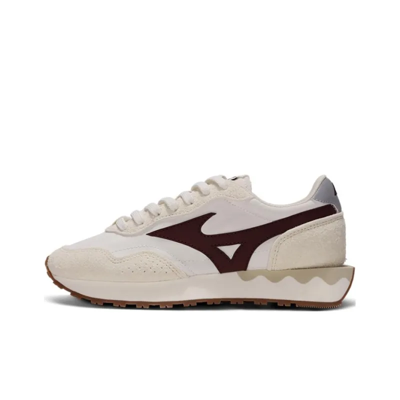 Mizuno LG 70s Low Top Casual Shoes Unisex White Red-0