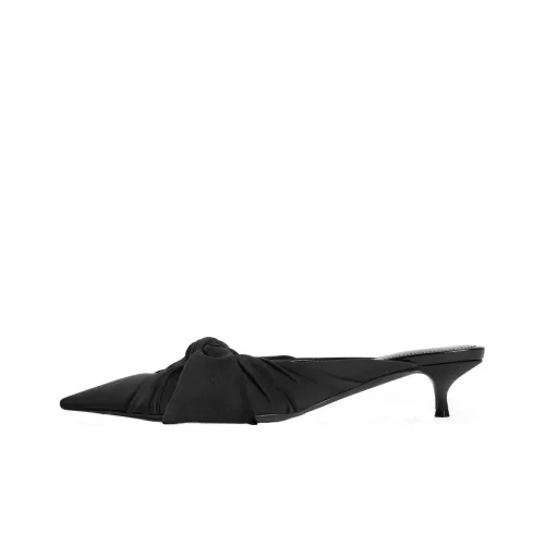 Balenciaga Bow-Embellished Mules Women's