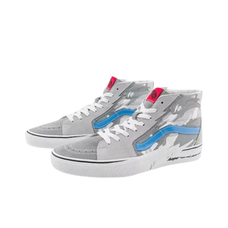 Vans AAPE X Sk8-Hi 'Bolt - Grey Camo'-2
