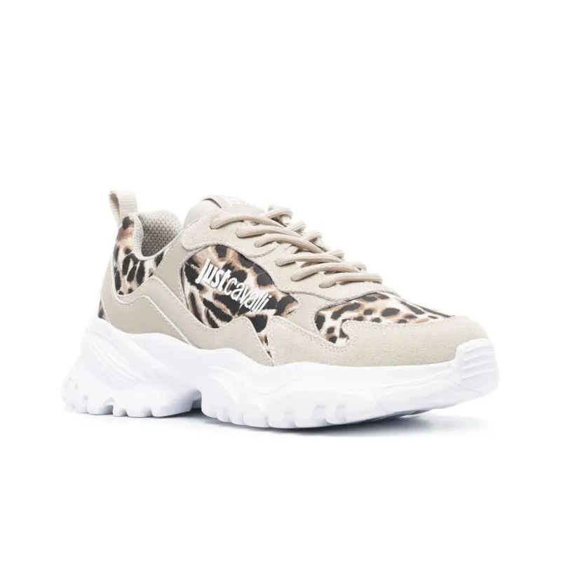 Just Cavalli Low-Top Casual Shoes Women's Beige-2