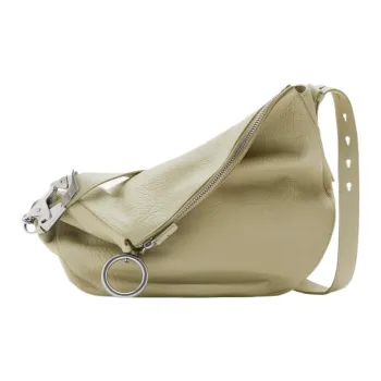 Burberry Grained Calfskin Knight Bag Portable Crossbody Bag Shoulder Bag Women's Hunter Green