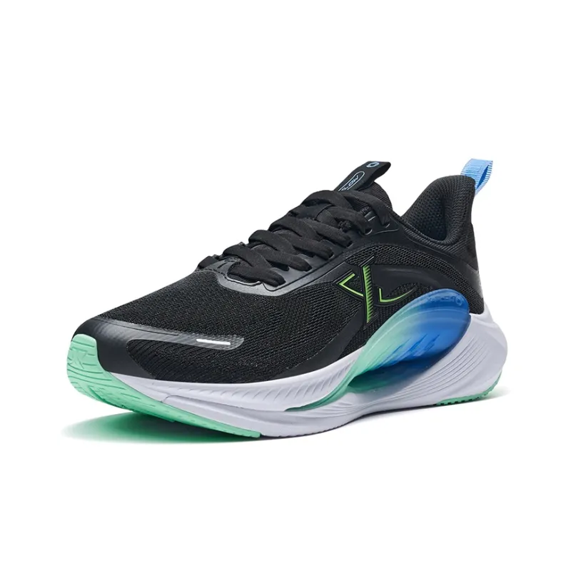 XTEP Hydrogen Wind 7.0 Cushioning, Slip Resistant, Lightweight Low Top Running Shoes Men's Extreme Night Wind-1
