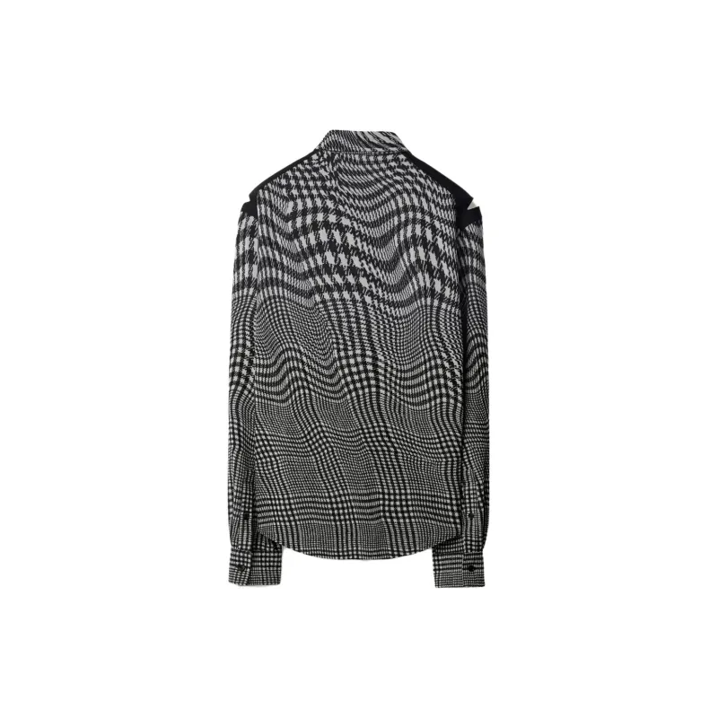 Burberry Shirt Men's Black White-1