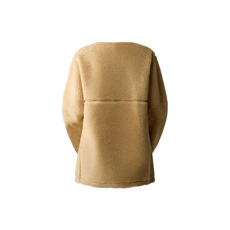 THE NORTH FACE EXTREME PILE Velvet feel Coat Women's Khaki-1