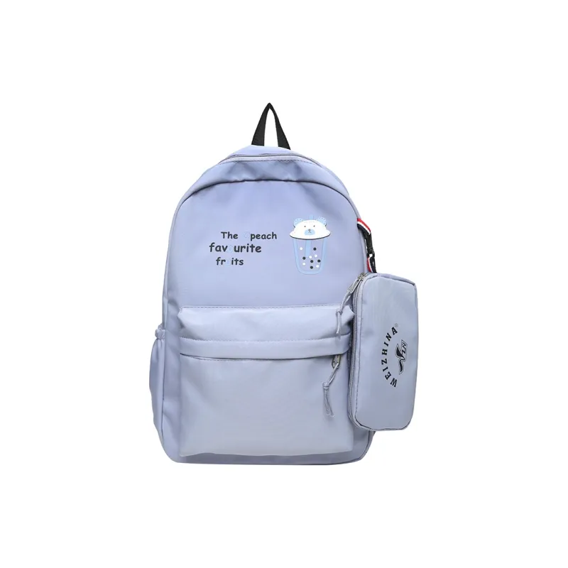 NIGEER Nylon Backpack Regular Women's Pink/Blue/Black/Pumpkin/Purple/Green-5