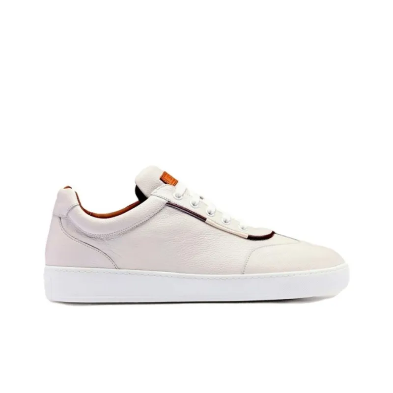 BALLY Low Top Skateboard Shoes Men's White-1