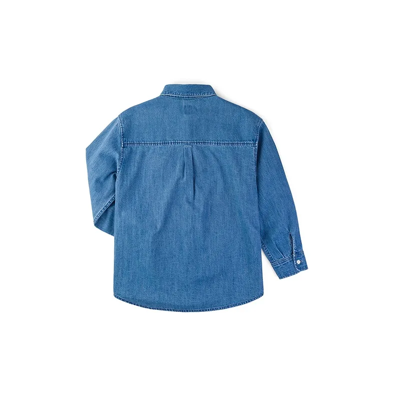 Lee Shirts Women's Medium Light Blue-1