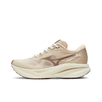 Mizuno Pi Plus Cushioning Wear Resistant Low Top Casual Shoes Unisex White Red