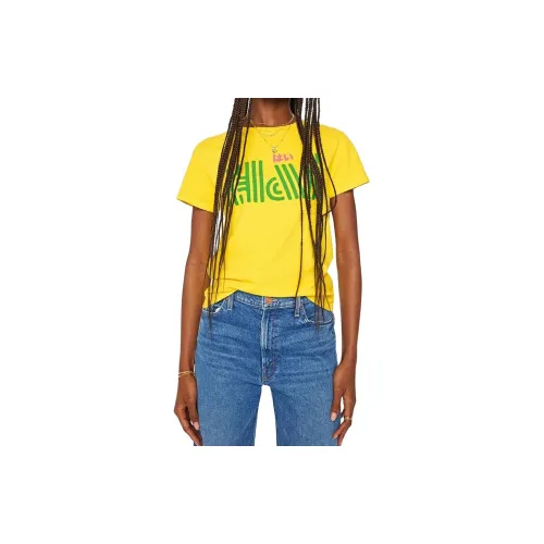 MOTHER T-Shirts Women's Yellow