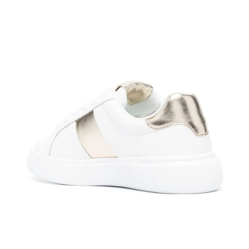 Just Cavalli Low-Top Casual Shoes Women's White Gold-2