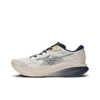 Mizuno PI PLUS Lightweight Cushioning Breathable Slip Resistant Low Top Casual Shoes Unisex Dark Gray blue