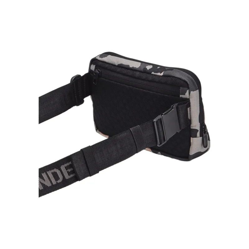 Under Armour Polyester Shoulder Bag, Crossbody Bag Regular Unisex Camouflage Black-3
