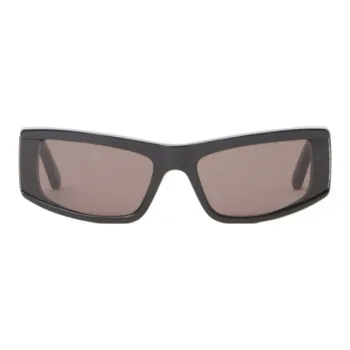 Balenciaga Edgy Rectangle Framed Sunglasses