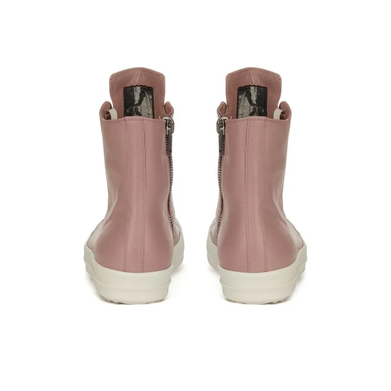 RICK OWENS High-top Leather Sneakers-3