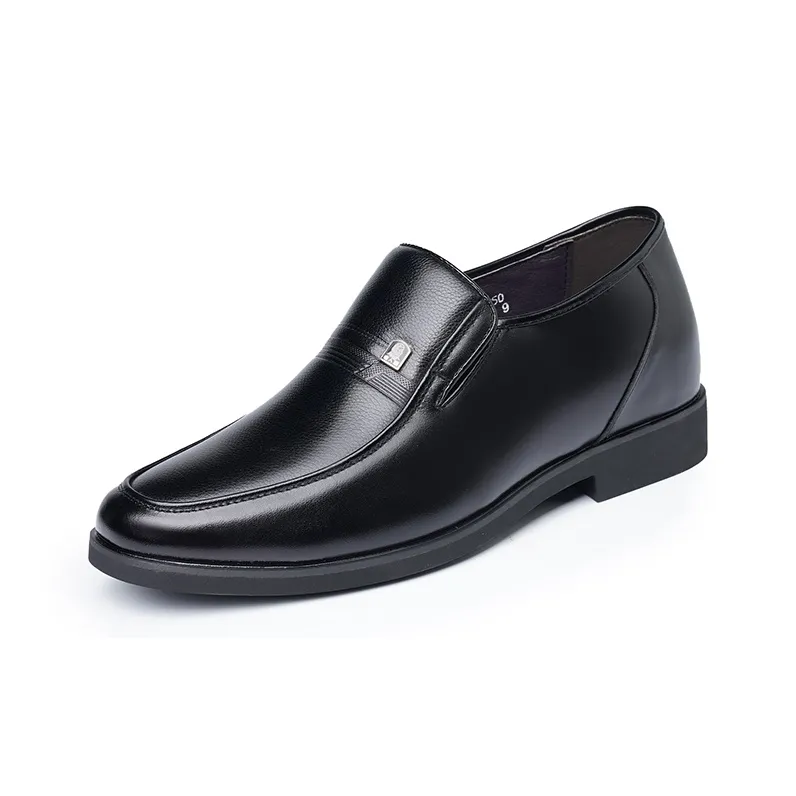LAORENTOU Dress Shoes Men Low Top Black-5