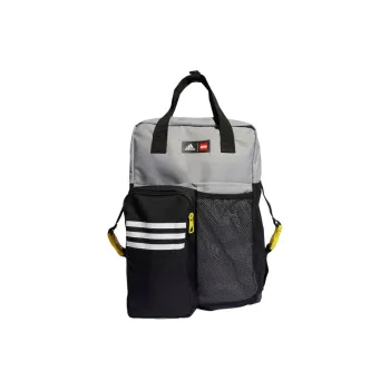 Adidas LEGO Collaboration Polyester Backpack Men's Black/Medium Gray/Sheer Gray