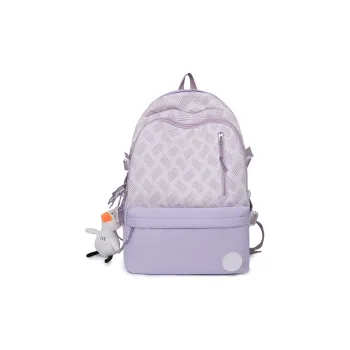 RUIPAI Nylon Backpack Regular Women's Light Purple/Light Green/Light Blue/Pink/Gray