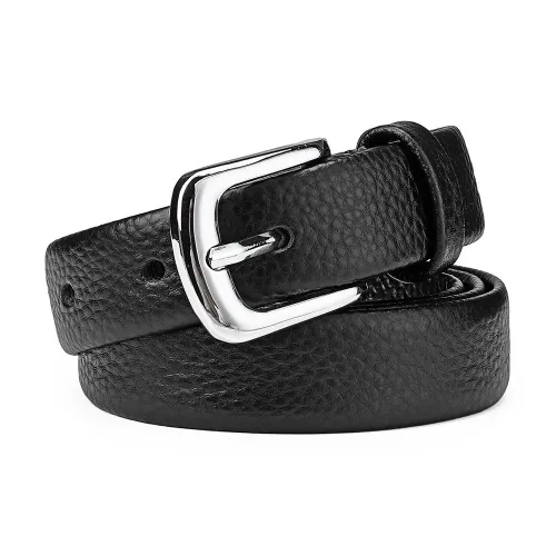 Mulinsen Dry-Easy Elegant Delicate Pin Buckle Leather Belts Women's Width: 2.5cm