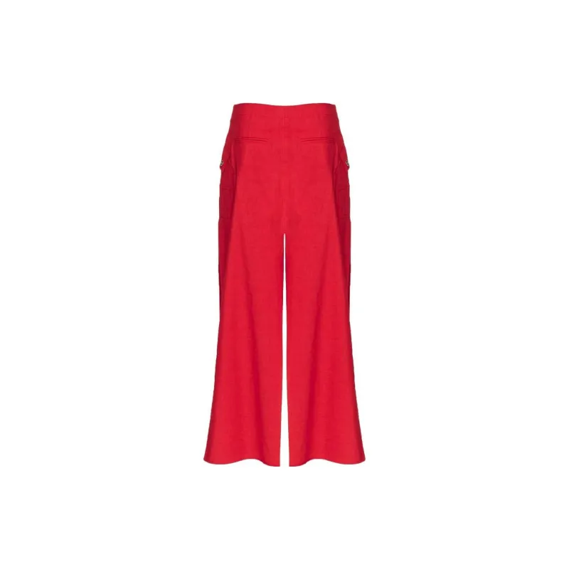 PINKO Draped Multi slit Maxi Skirt-1