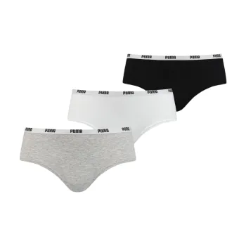 PUMA Lot De 3 Culottes Hipster Femme Underpants Women's 3 Pack