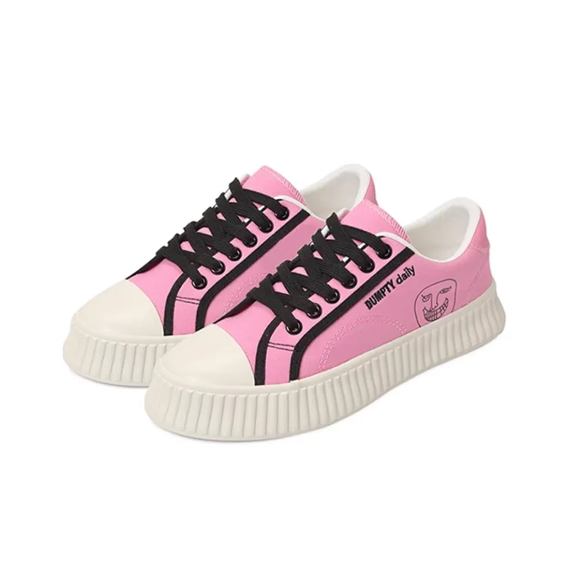 DUMPTY x KENTTI Low-Top Skateboard Shoes Women's Pink-1