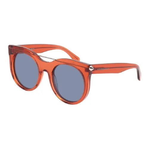 Alexander McQueen Round Sunglasses Women's Orange