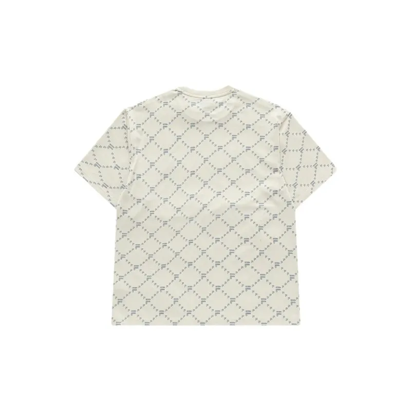 FILA FUSION FOB Series T Shirt Unisex Wheat Cream-1