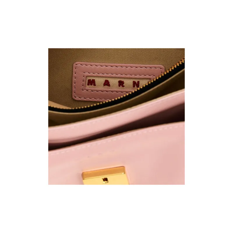 MARNI Trunk Soft Medium Shoulder Bag 'Pink'-3