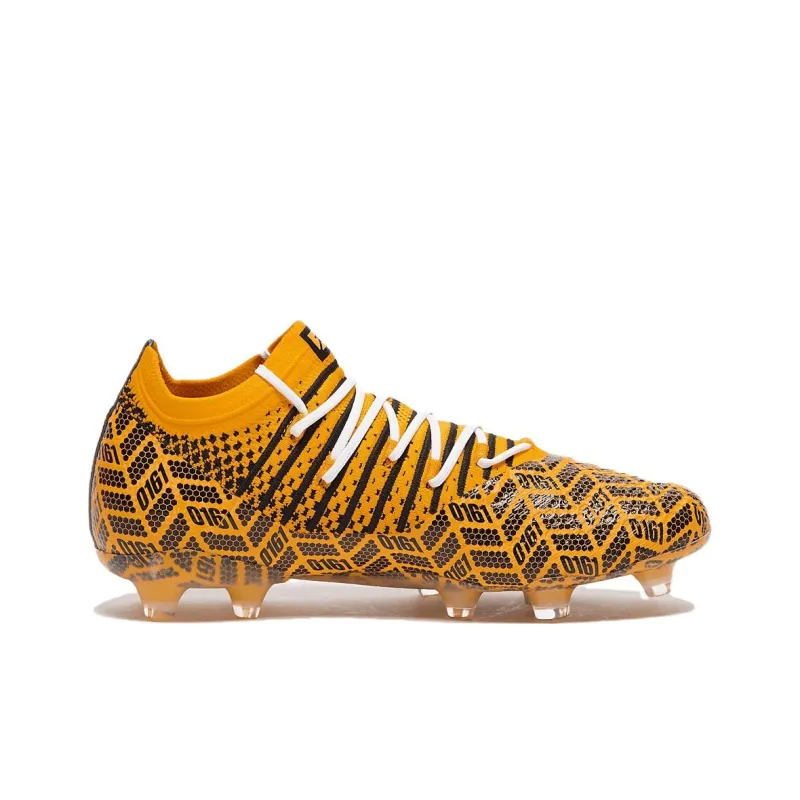 PUMA Future Z Durable Breathable Coverage Soccer Shoes Unisex Yellow-1