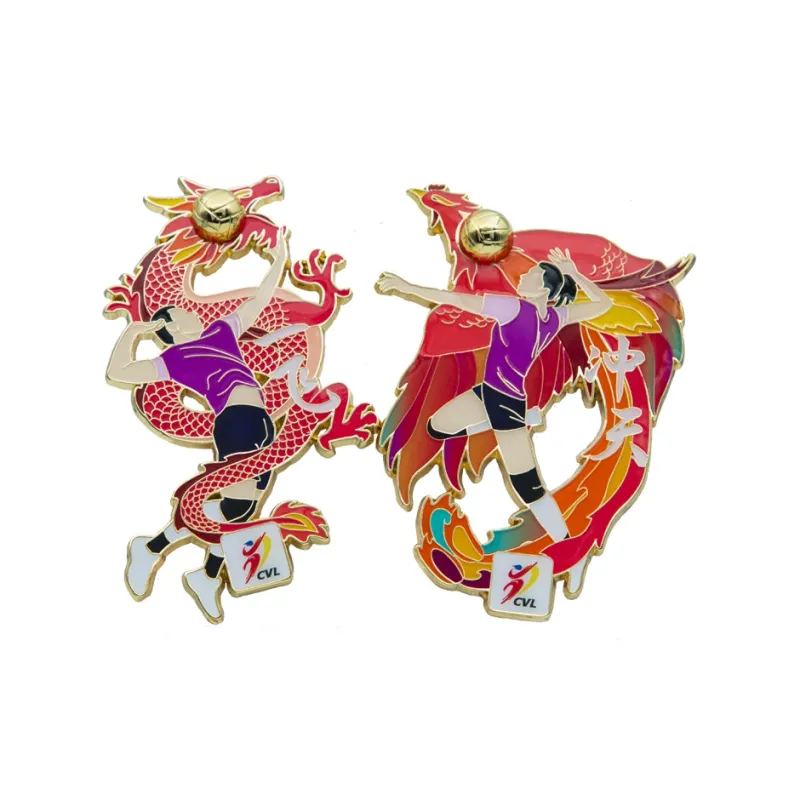 TEAM CHINA Volleyball Super League Soaring To New Heights Badges-0