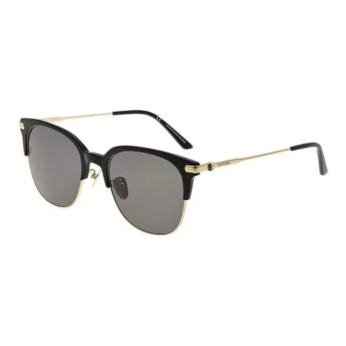 CK/Calvin Klein Plastic Browline Sunglasses Unisex Black