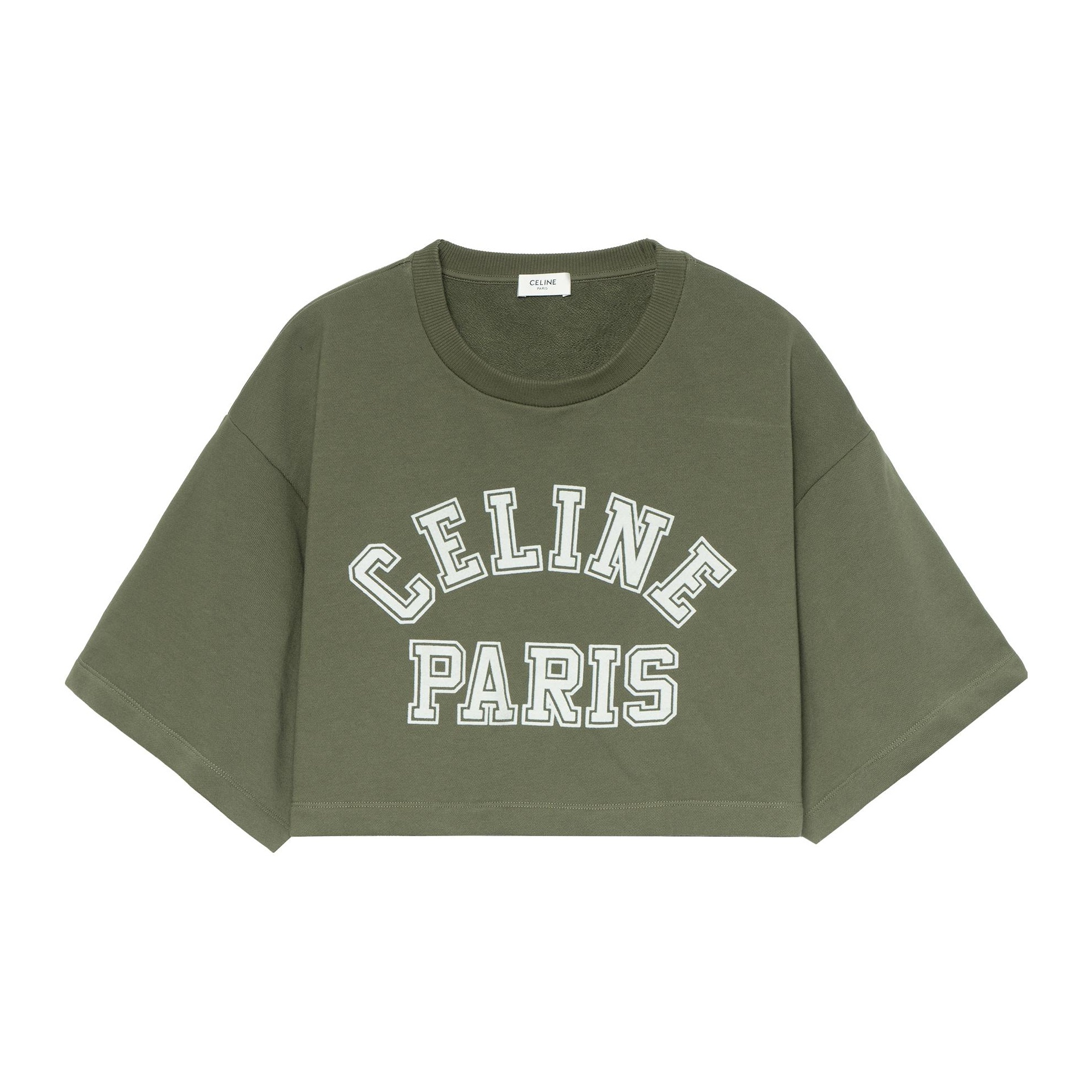 Celine on sale crop top green size s