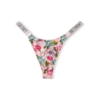Victoria's Secret Underpants Women's 1 Pack Pink Rose Print