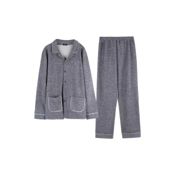 MIIOW Pajama Set Men's Sectional Gray