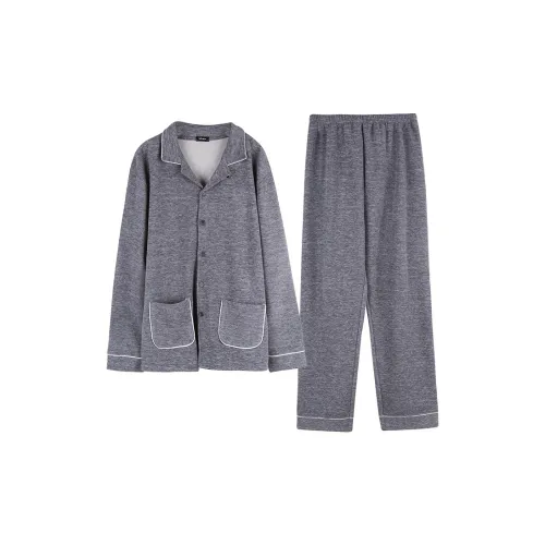 MIIOW Pajama Set Men's Sectional Gray
