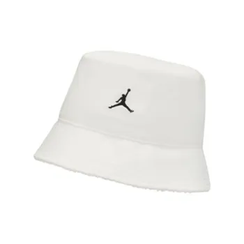 Nike Cotton Nylon Elastane Bucket Hats Unisex White