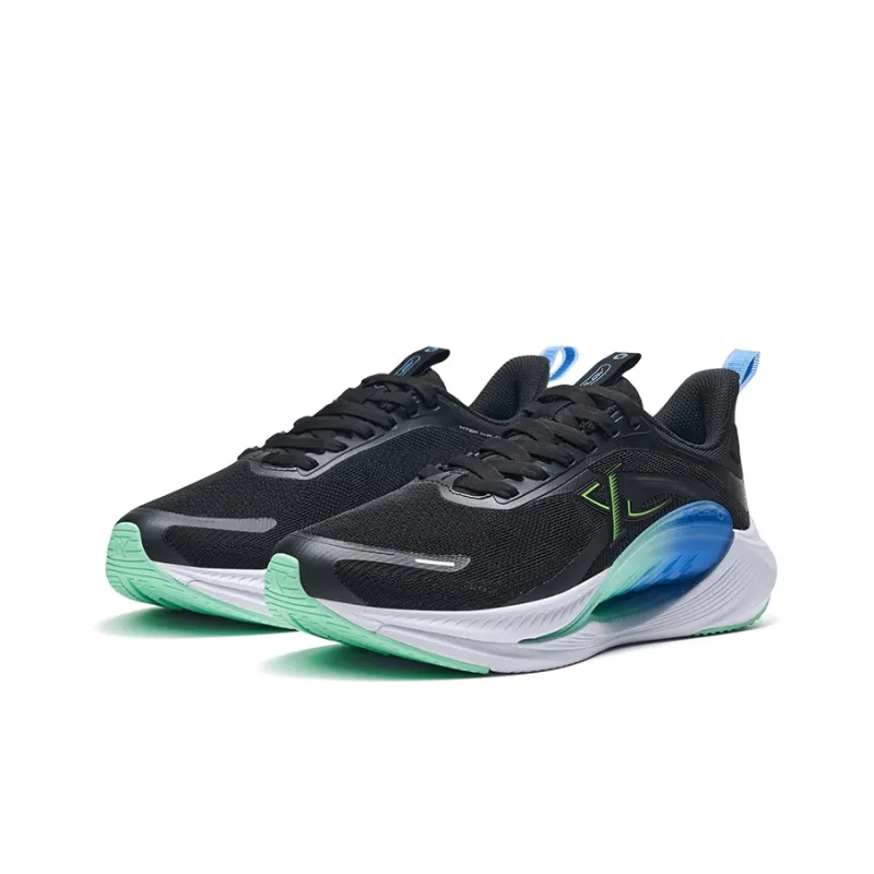 XTEP Hydrogen Wind 7.0 Cushioning, Slip Resistant, Lightweight Low Top Running Shoes Men's Extreme Night Wind-3