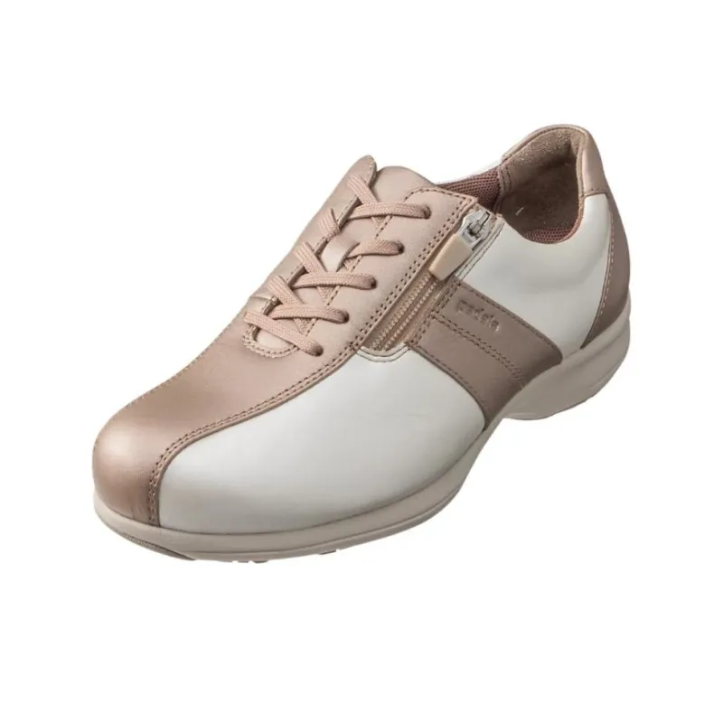 Asics Pedalla Ladies 4E Anti-Slip Wear-Resistant Casual Shoes Women's White Brown-2