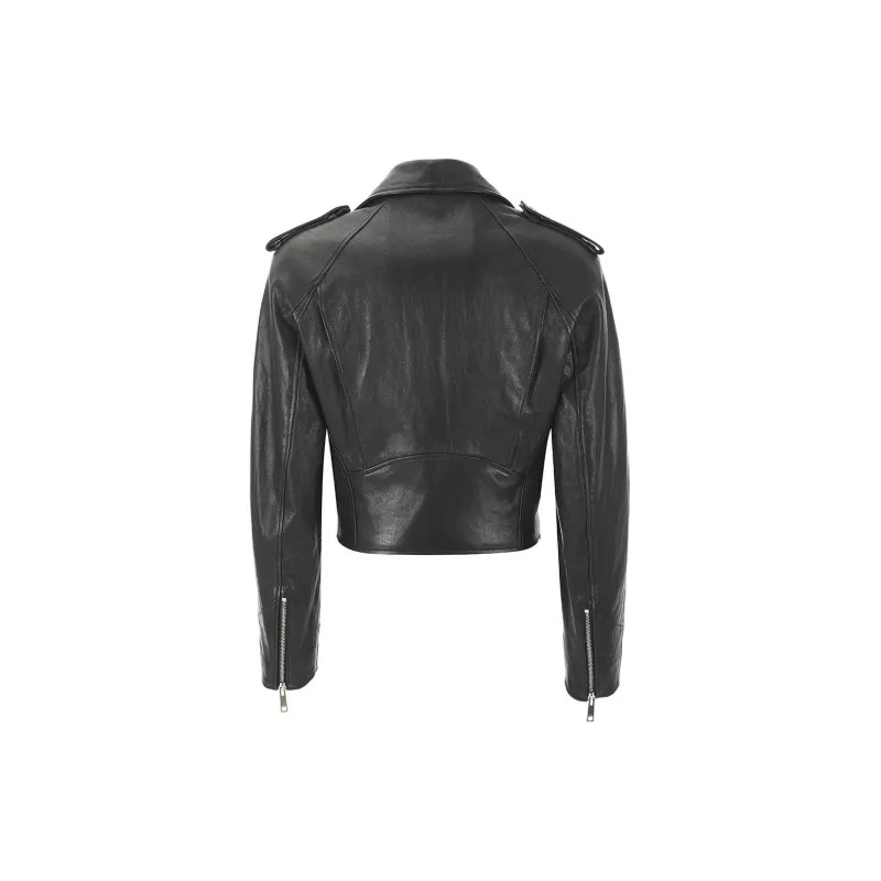 OSOI Leather Jacket Unisex Black-1