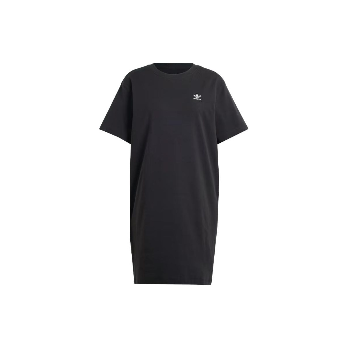 Adidas trefoil dress black online