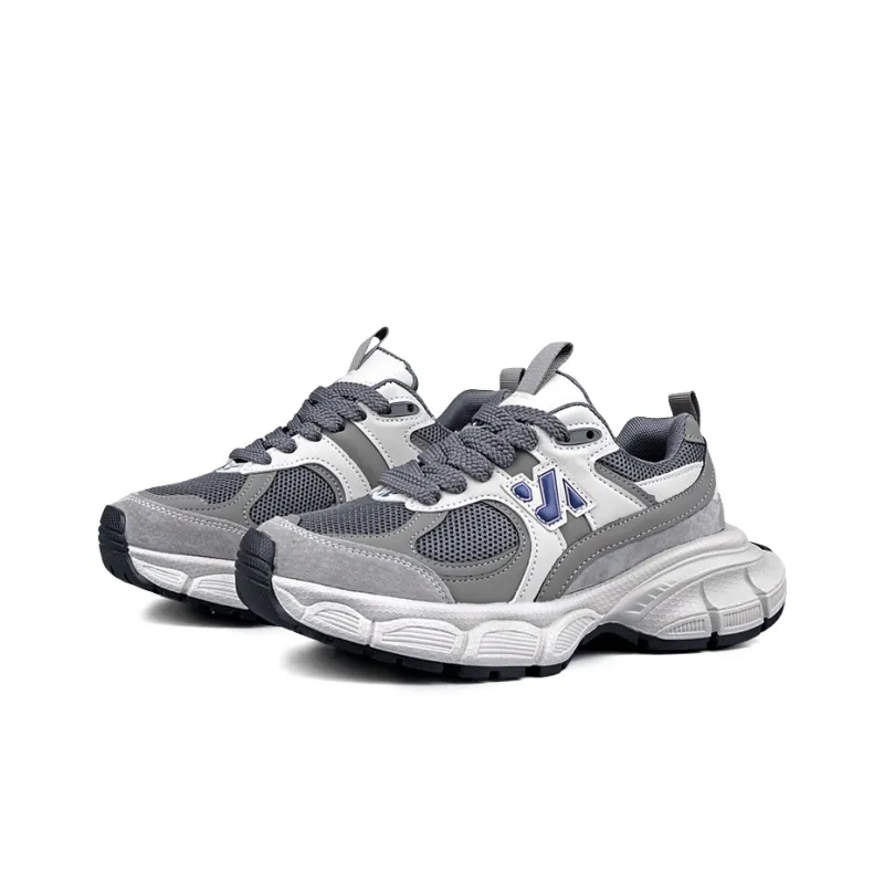 Craftsman Gang Cushioning Height Increasing Wear-Resistant Lightweight Slip-Resistant Low-Top Chunky Sneakers Unisex-9