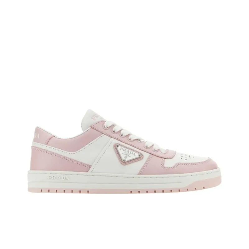 PRADA Prada Downtown Low Top Skateboard Shoes Women's Pink White-1
