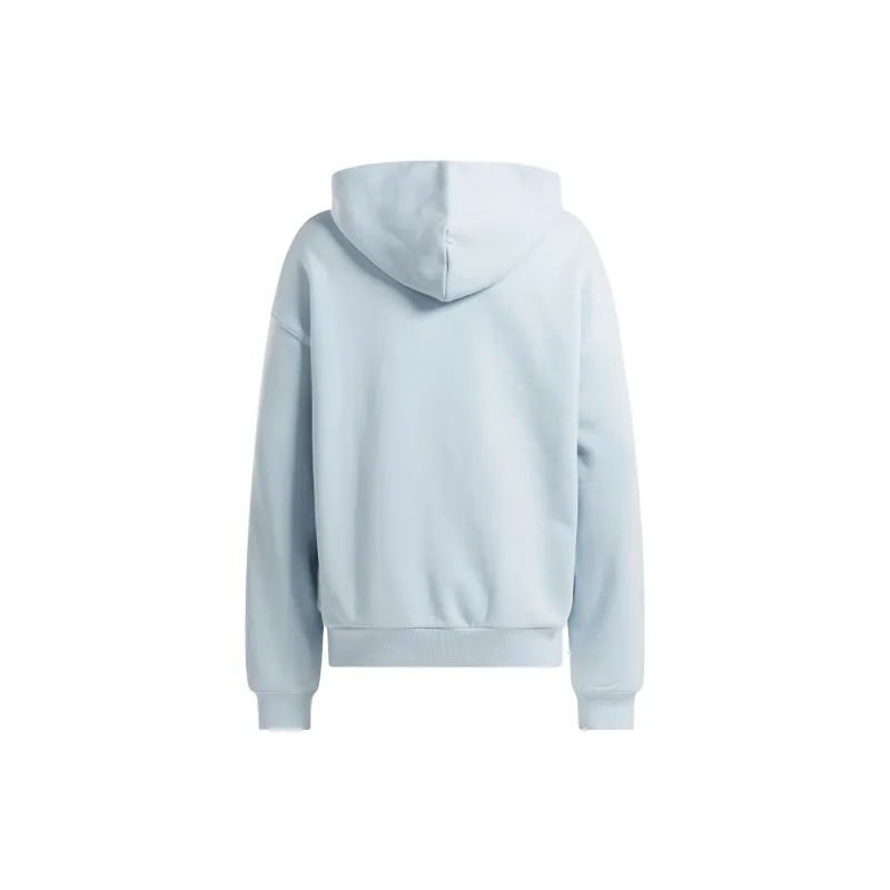 Reebok CL AE BIG LOGO FT HOODIE Sweatshirt Women's Light Blue-1