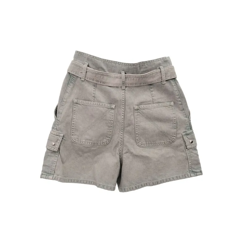 IRO NIGHT Denim Shorts Women's Green-1