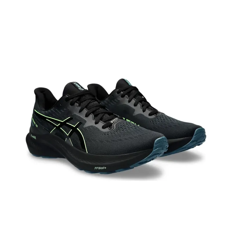 Asics GT 2000 12 Gtx Black Illuminate Green-2