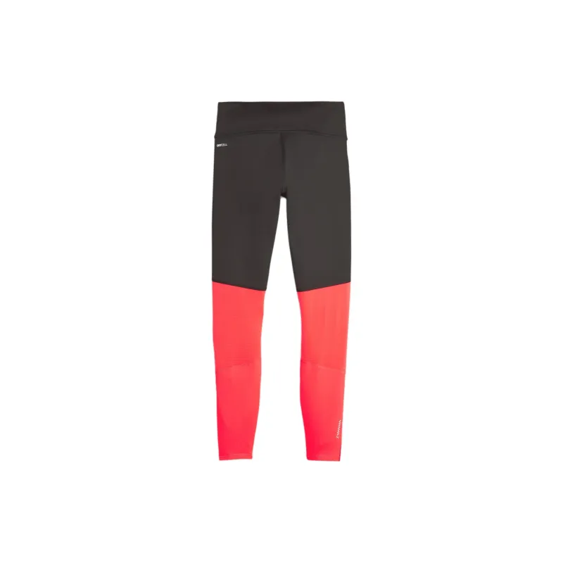 PUMA Leggings Women's Black-Orange Red-1