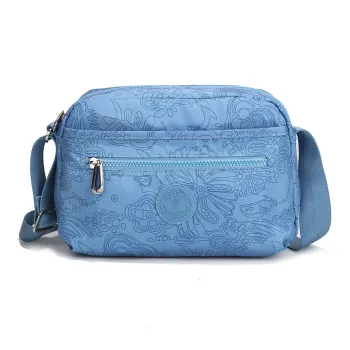 FIDO DIDO Oxford Crossbody Bag, Shoulder Bag Women's Blue